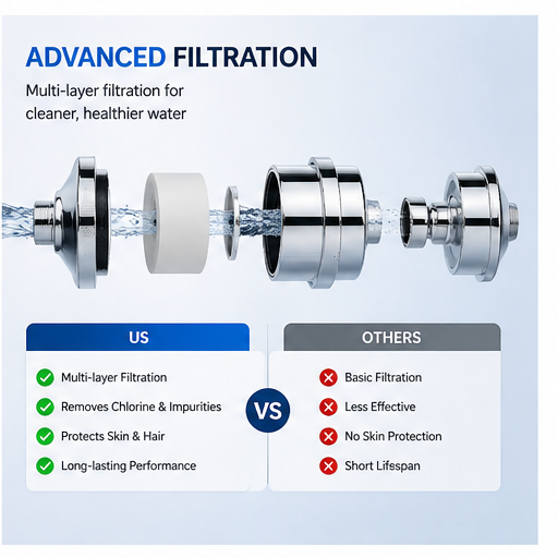 VelyraHome™ Filtered Showerhead